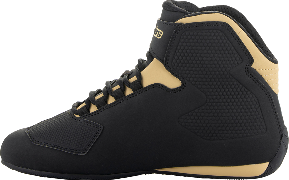 ALPINESTARS Women's Sektor Shoes - Black/Champagne - US 9 2515719-1090-9