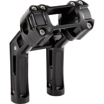 ARLEN NESS Method Wayback Risers - 7" - Softail - Black 0602-1655