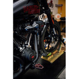 KODLIN USA NXL Footpegs - Black w/ Red Accent K73255-RL