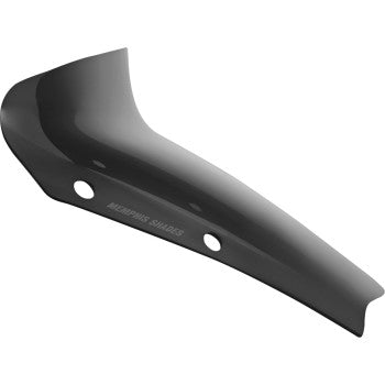 MEMPHIS SHADES Spoiler Windshield - 3" - Dark Black Smoke - FLHX MEP88710