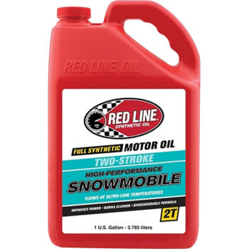 RED LINE SYNTHETIC OIL 2-Cycle Snowmobile Oil - 1 US gallon 41005