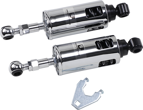 PROGRESSIVE SUSPENSION 422 Series Adjustable Shocks - Chrome - Heavy-Duty 422-4001C