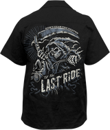 LETHAL THREAT Last Ride Shirt - Black - Medium HW50214M