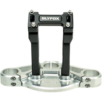 SLYFOX Handlebar Riser Kit - Straight - 1" Clamping - 6" Rise - Black SF-1001-06-B