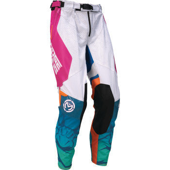 MOOSE OFFROAD Sahara Pants - Teal/Orange/Pink - US 40 2901-12078