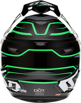 6D ATR-2 Helmet - Phase - Black/Green - Large 12-2847
