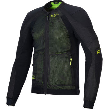 ALPINESTARS Troop-Air Jacket - Black/Fluo Yellow - 3XL 3301225-168-3XL