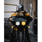CUSTOM DYNAMICS LED Turn Signals - Black -Yellow Lens - Road Glide SD-RG-FT-YB