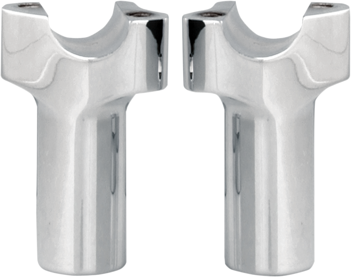 WILD 1 Risers - 3-1/2" - Chrome WO529