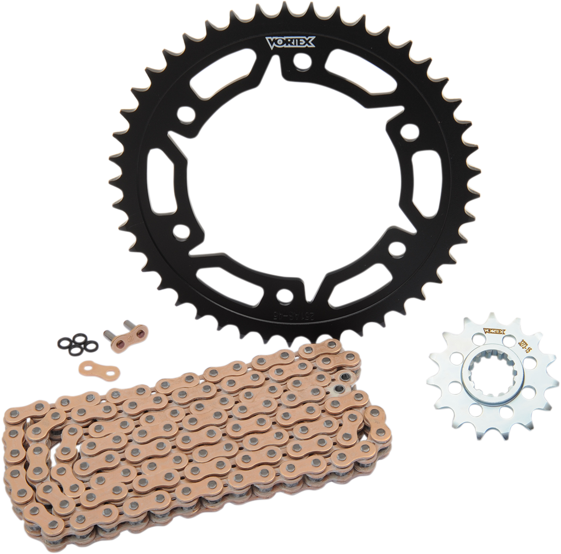 VORTEX Chain and Sprocket Kit - HFRS - Gold - Honda CBR600 RR CKG6345