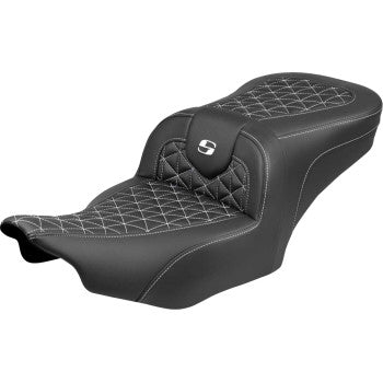 SADDLEMEN Seat Roadsofa Sr White Stitch 823-07-21006