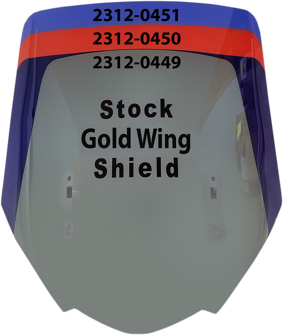 SLIPSTREAMER Touring Wraparound Windshield - GL1800 T-268C