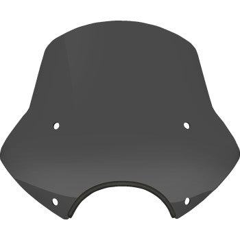 MEMPHIS SHADES Speed Demon Sportshields - 15" - 9" Headlight Cutout - Dark Black Smoke MEP54710