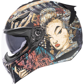ICON Threshold™ Modular Helmet - Odokuro - Black - Medium 0100-2716