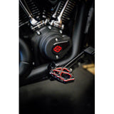 KODLIN USA NXL Footpegs - Black w/ Red Accent K73255-RL