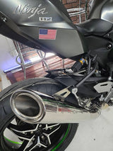 Vandemon Ninja H2 H2R Titanium Slip-On 2015-2025 2026  KAWAH2TIMUFPOLA VA-142