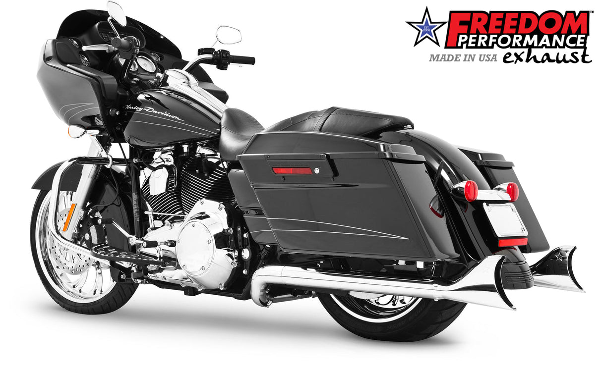 HARLEY TOURING SHARKTAIL & CREEPER 2.5" SLIP-ONS BUNDLE *CHECK DESCRIPTION FOR YEAR FITMENTS*