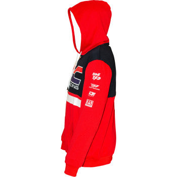 D'COR VISUALS Sweatshirt Hrc2 Red Xxl 85-215-5