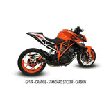 Austin Racing V3 BLACK 200mm ORANGE TIP    SLIP-ON 2014 - 2019 KTM SUPERDUKE 1290 R & 2016 - 2023 GT  AR52