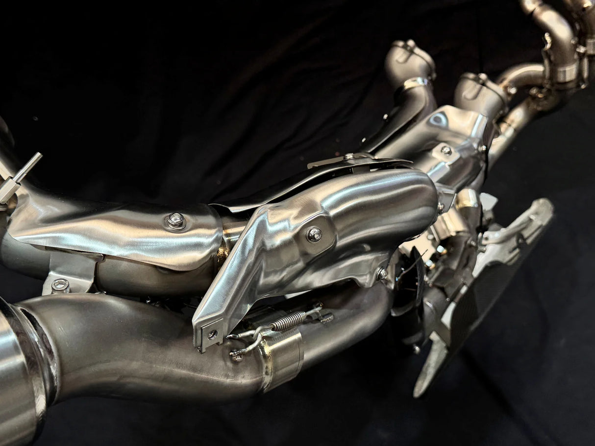 Vandemon Ducati Panigale V4 and V4S 2025-2026 High Mount Race Exhaust System   DUCV4PANHMEXHMESB VA-90