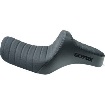 SLYFOX Highnoon Seat - Vinyl - Classic Stitch - Black Logo - XL 4709A-SlyFox