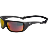 BOBSTER Sunglasses Deadwood Matte Black Gray-Red Revo BDW003