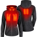 GERBING HEATED CLOTHING Women's 7V Thermite Fleece Heated Jacket 2.0 - Gray - Small GER-TFJKT-7V-W-G-S