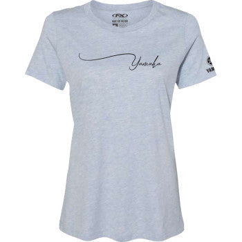 FACTORY EFFEX Women's Yamaha Signature T-Shirt - Light Heather Blue - Small 27-87240