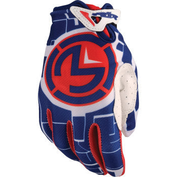 MOOSE RACING Youth SX1™ Gloves - Red/White/Blue - XL 3332-1886