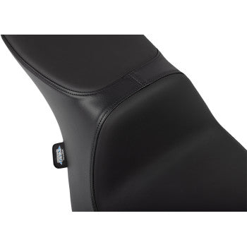 DRAG SPECIALTIES Predator 2-Up Seat - Solar Leather - Smooth - w/o Backrest - FLTR/FLHX '23-'24 0801-1951