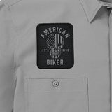 American Biker Biker Sam Lightweight Shirt - Gray/Black - XL ABBSAM11ST74GYXR
