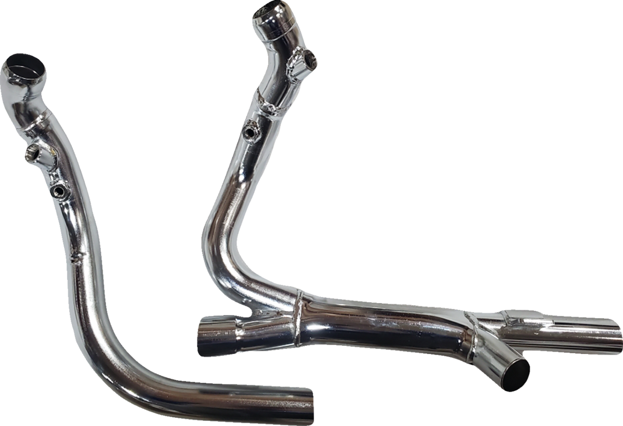 KHROME WERKS Hideaway Header  For '21-'22 Thunderstroke models; works with OEM or aftermarket replacement mufflers. 200200