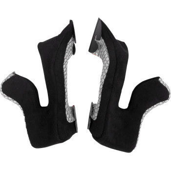 MOOSE OFFROAD MR3 Cheek Pads - F.A.F. - Black - Large 0134-4230