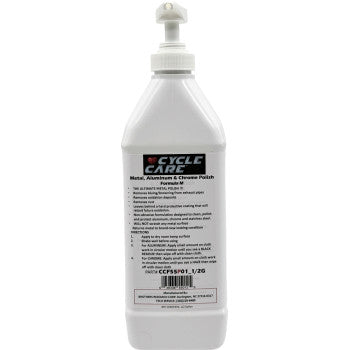 CYCLE CARE FORMULAS Formula M Aluminum/Chrome Polish - Bag in Box - 1/2 U.S. gal. CCF55P01_1/2G