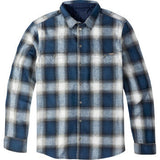American Biker American Biker Mr Piston Flannel Shirt - Blue - 2XL ABBPISTON02ST61BL2R