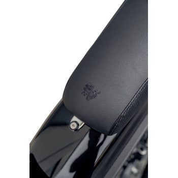 SLYFOX Slyfox Seat - Black Logo - Black Vinyl w/ Slipstop - Carbon Fiber - Dyna  4683A-slyfox