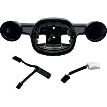 CUSTOM DYNAMICS Taillight Baseplate - Black - '22-'25 FXRST/FXLRS TL-TS-BASE-ST-B