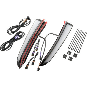 CIRO Fairing Lights Winglet Road Glide Chr 42500