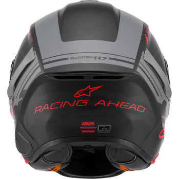 ALPINESTARS Helmet S-R7 A-Core Bk/Gy/Rd Matt Ece06/Dot Xs 8203426-1653-XS
