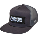 ALPINESTARS Ten Trucker Hat - Dark Gray/Dark Gray - One Size  1236-81440-1717