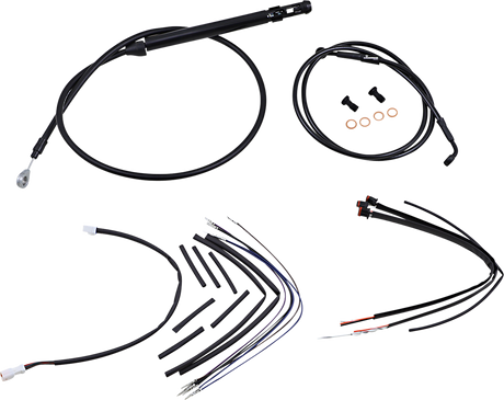 BURLY BRAND Control Kit - 16" Ape Hanger Handlebars B30-1261