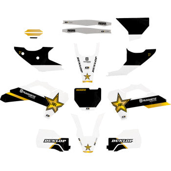 D'COR VISUALS Graphic Kit - Rockstar Husqvarna - TC/FC 125-450 20-70-405