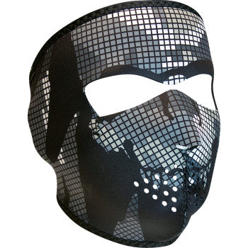 ZAN HEADGEAR Neoprene Full-Face Mask - Digi Urban Camo Skull WNFM594