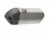 LEOVINCE - LV-14 Slip-On Muffler - Stainless Steel - Aprilia Tuareg 660 15626U 1811-4950