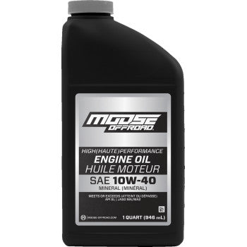 MOOSE RACING Mineral Oil - 10W40 - 1 US quart 219379
