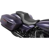 DRAG SPECIALTIES Predator 2-Up Seat - Solar Leather - Smooth - w/o Backrest - FLTR/FLHX '23-'24 0801-1951