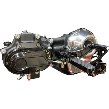 HAWG HALTERS Dominator Mid Controls - with Pegs - Black MCK-FC24AS-FK