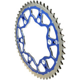 MOTO-MASTER Fusion Series Dual Ring Rear Sprocket - 50 Tooth - Blue 620073450