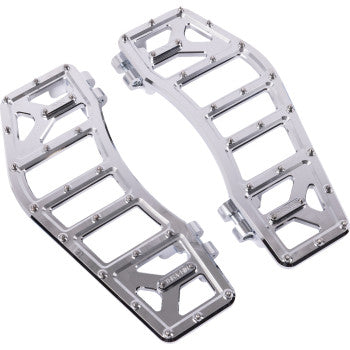 THRASHIN SUPPLY CO. Aggressor Floorboards - Chrome TSC-2219-3