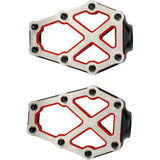 KODLIN USA NXL Footpegs - Black w/ Red Accent K73255-RL